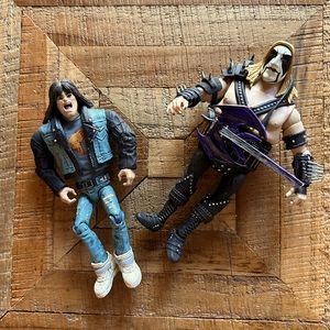 Guitar Hero Figures - Lars Umlaut and Axel Steel.